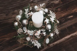 Adventskränze Aadorf Ettenhausen Thurgau SILBERKNOSPE | Foto Joylyn Hugentobler