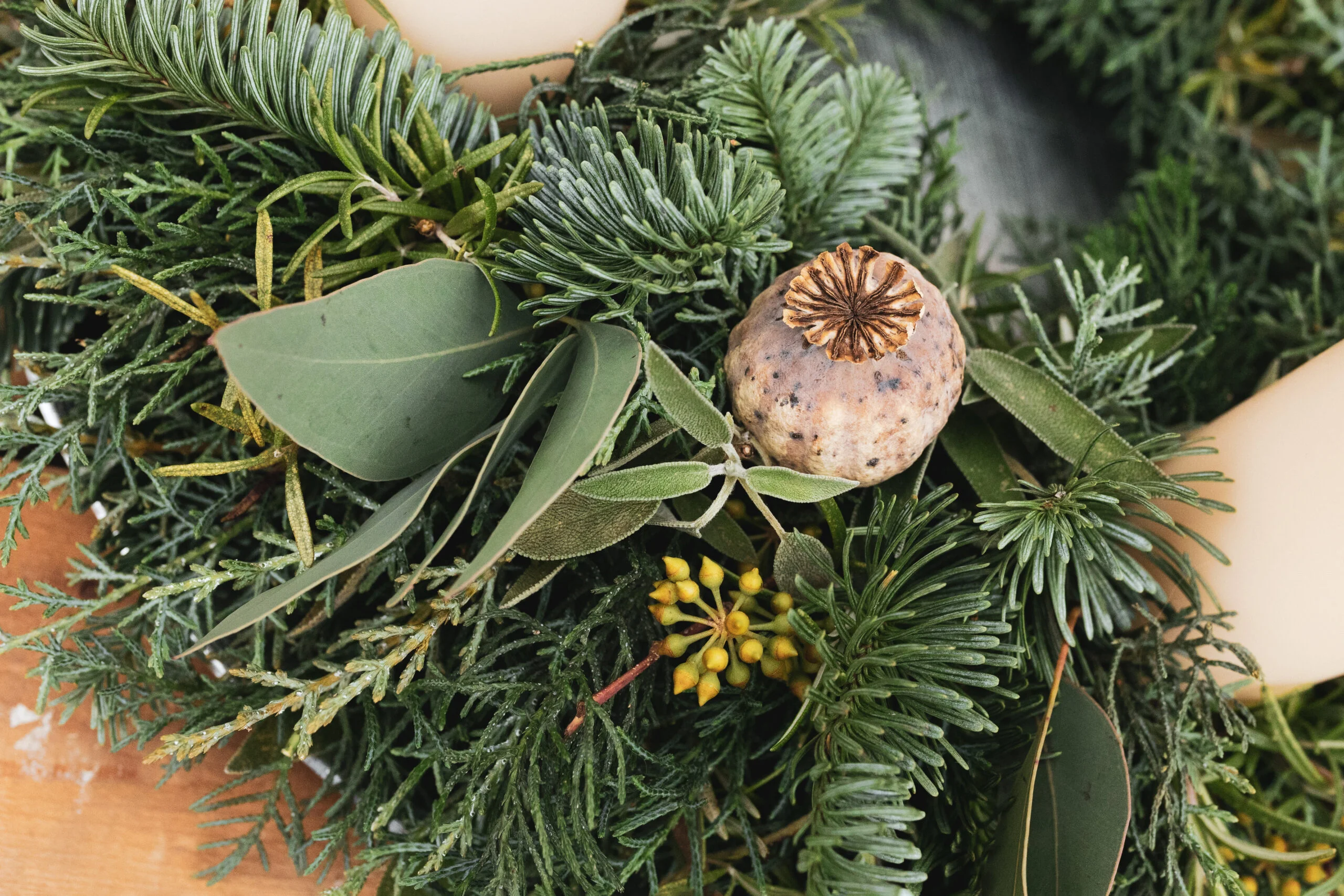 Adventsfloristik Adventskränze Floristik Ostschweiz Workshops Aadorf Ettenhausen Thurgau Elgg Winterthur SILBERKNOSPE
