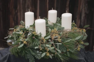 Adventskranz Aadorf Ettenhausen Thurgau SILBERKNOSPE | Foto Joylyn Hugentobler