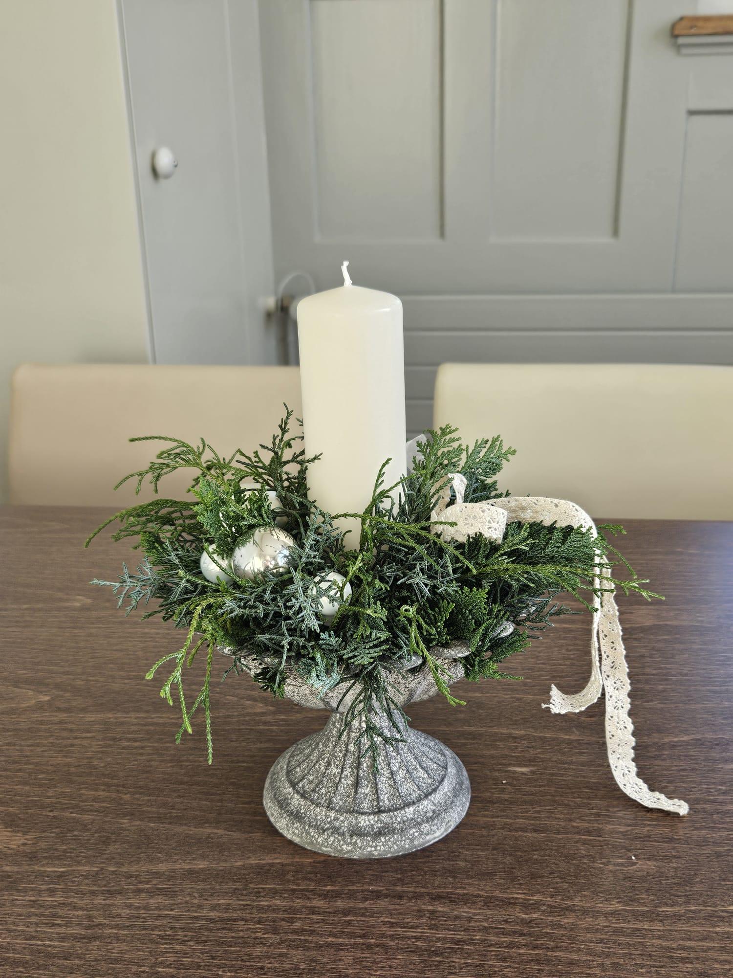 Adventskranz Kurse Workshops Floristik Ostschweiz Aadorf Ettenhausen Thurgau Zürich SILBERKNOSPE natürlicher Adventskranz Adventszeit