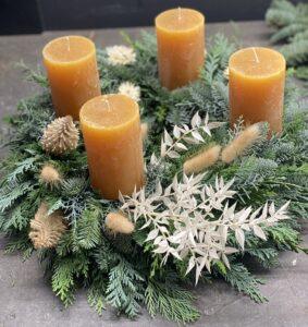 Workshop Kurse Advent Adventskranz Adventsfloristik SILBERKNOSPE Aadorf Ettenhausen Thurgau Ostschweiz Zürich
