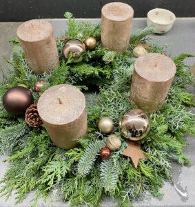 Workshop Kurse Advent Adventskranz Adventsfloristik SILBERKNOSPE Aadorf Ettenhausen Thurgau Ostschweiz Zürich