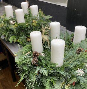 Workshop Kurse Advent Adventskranz Adventsfloristik SILBERKNOSPE Aadorf Ettenhausen Thurgau Ostschweiz Zürich