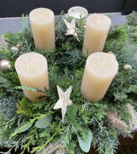 Kurs Adventskranz Workshop Kurse Advent Adventsfloristik SILBERKNOSPE Floristik Aadorf Ettenhausen Thurgau Ostschweiz Zürich