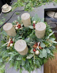 Workshop Kurse Advent Adventskranz Adventsfloristik SILBERKNOSPE Aadorf Ettenhausen Thurgau Ostschweiz Zürich