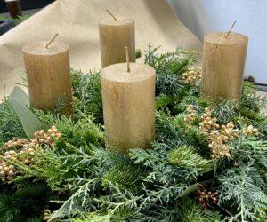 Kurs Adventskranz Workshop Kurse Advent Adventsfloristik SILBERKNOSPE Floristik Aadorf Ettenhausen Thurgau Ostschweiz Zürich