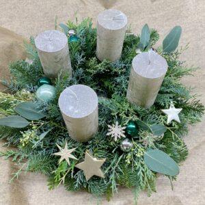 Workshop Kurse Advent Adventskranz Adventsfloristik SILBERKNOSPE Aadorf Ettenhausen Thurgau Ostschweiz Zürich