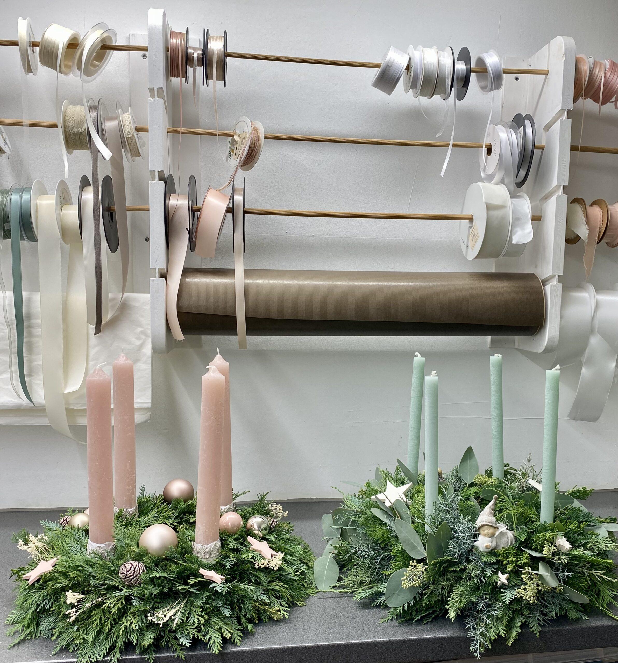Workshop Kurse Advent Adventskranz Adventsfloristik SILBERKNOSPE Aadorf Ettenhausen Thurgau Ostschweiz Zürich