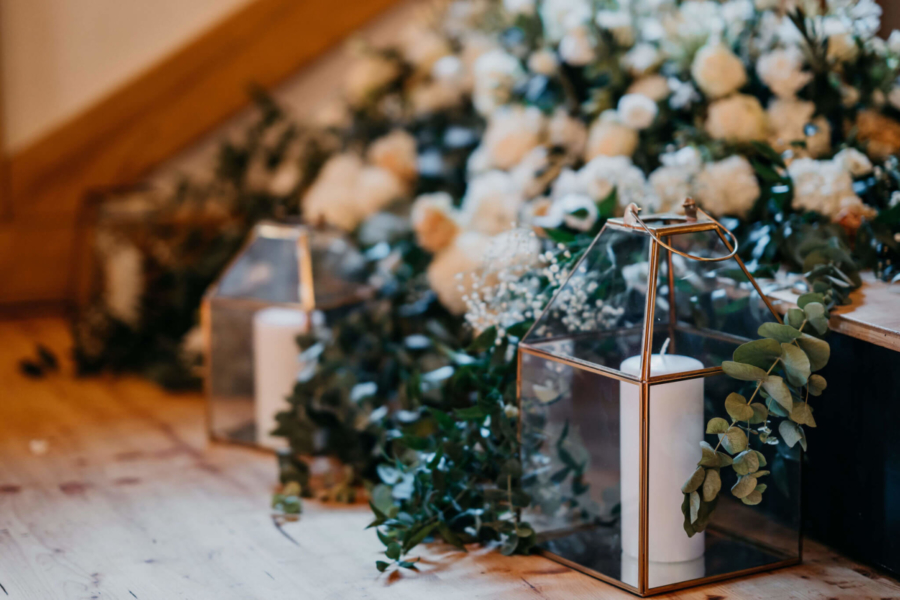 Hochzeits-Deko Thurgau Zürich St.Gallen  SILBERKNOSPE in der Dorfalm Mettendorf