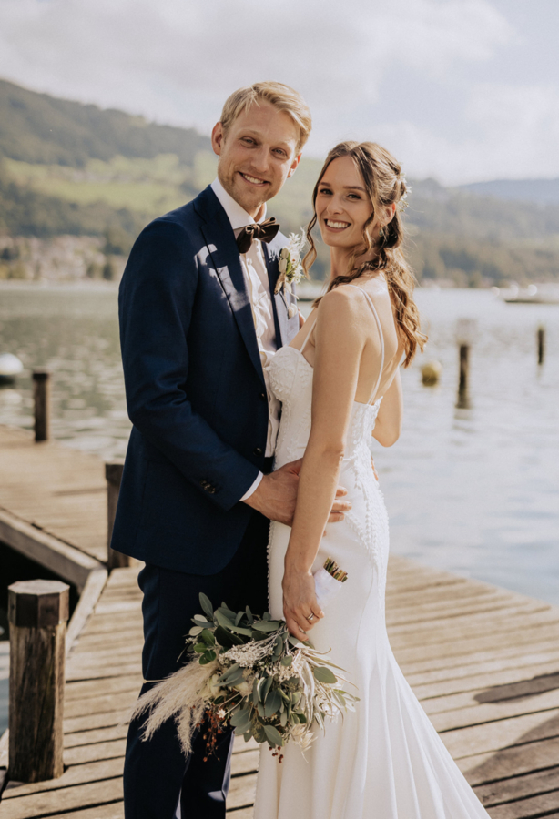 Brautstrauss mit Trocken- und Frischblumen Hochzeitsfloristik SILBERKNOSPE Zürich Thurgau St.Gallen