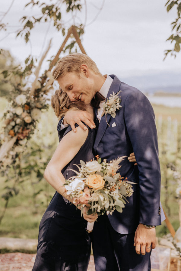 Hochzeitsfloristik Bridesmaid-Strauss SILBERKNOSPE Zürich Thurgau St.Gallen